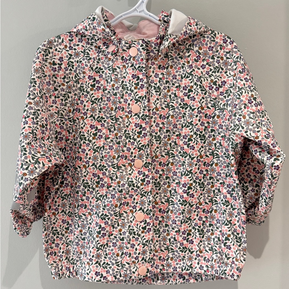 H&M kids Floral Jacket with Pink Accents